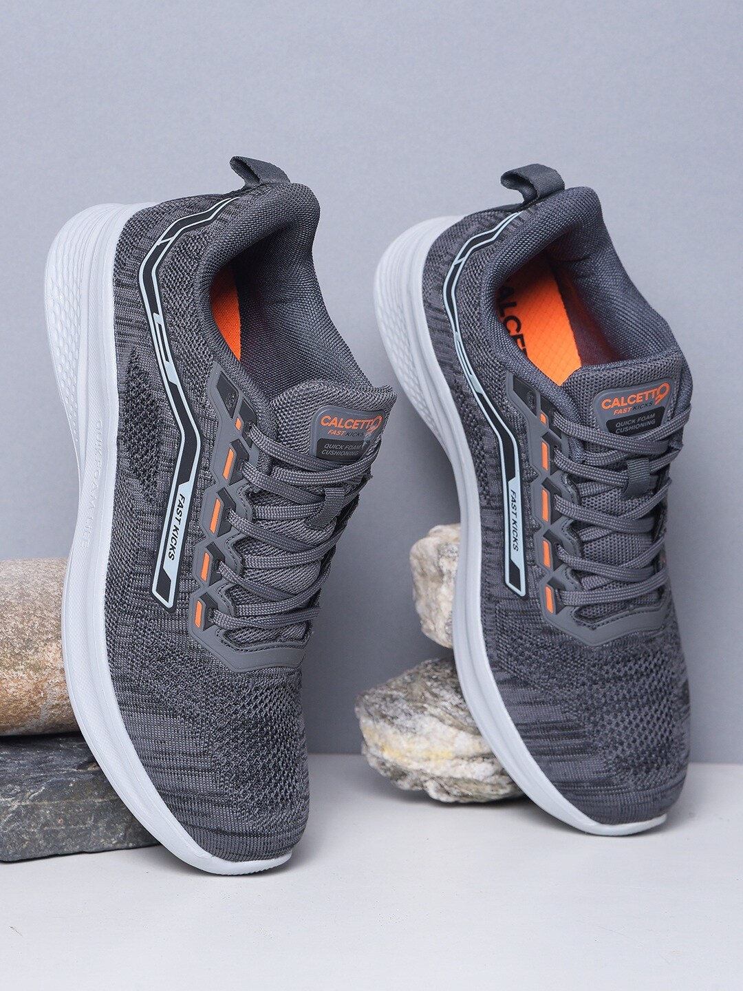 

Calcetto Men Mesh Running Shoes, Grey