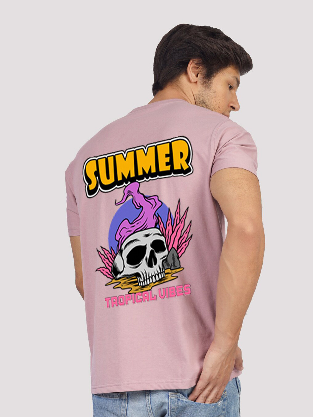

Greylongg Yorksteadd 2076 Graphic Printed T-shirt, Purple