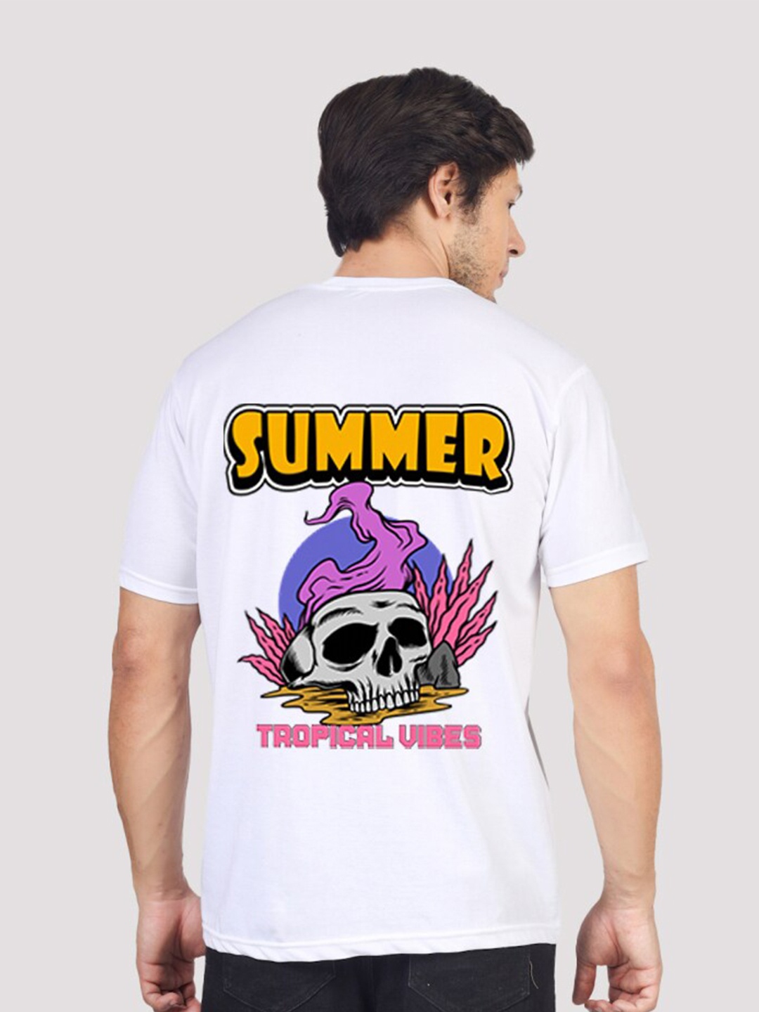 

Greylongg Yorksteadd 2076 Graphic Printed T-shirt, White
