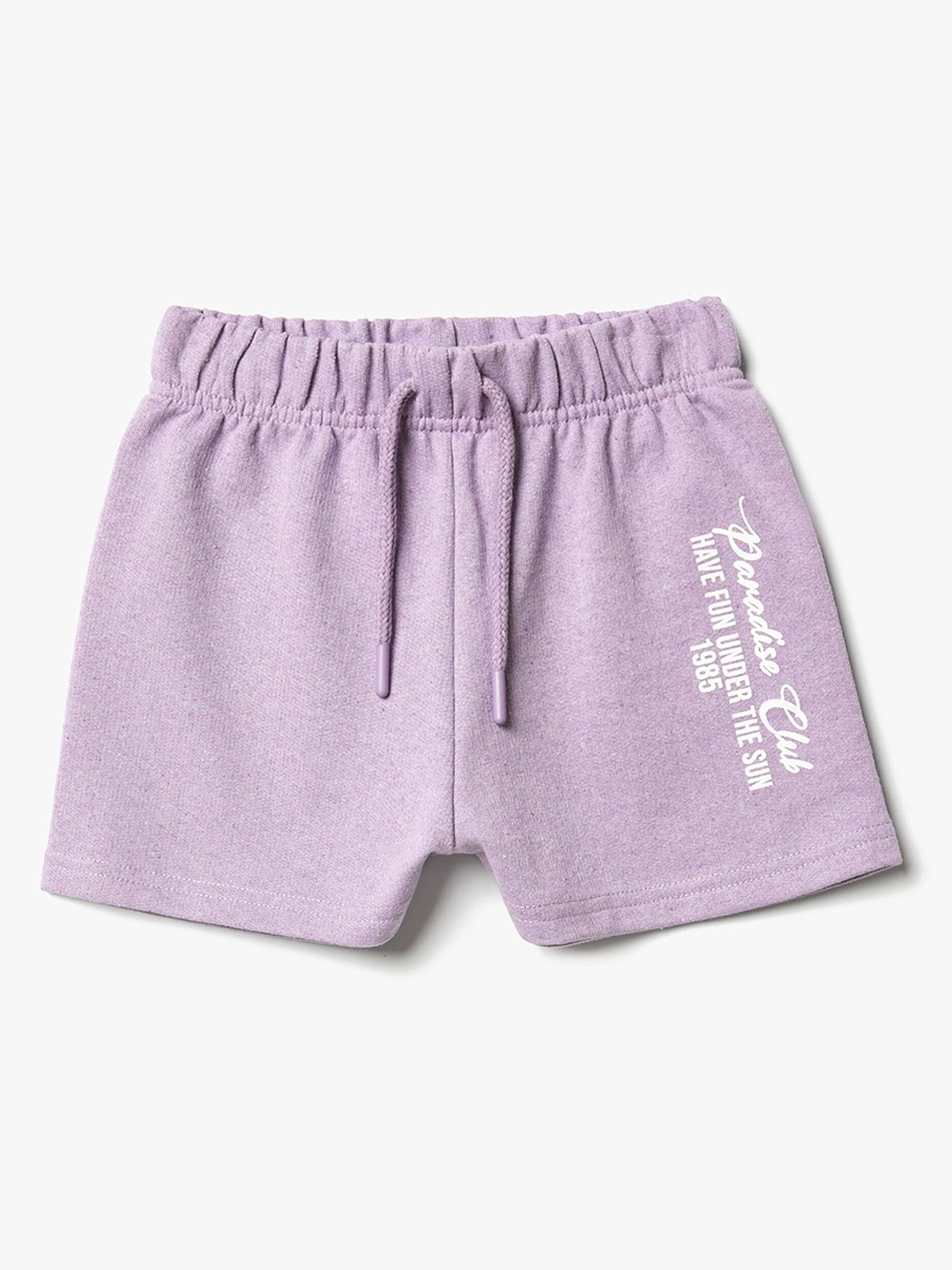 

Koton Girls Mid Rise Shorts, Purple