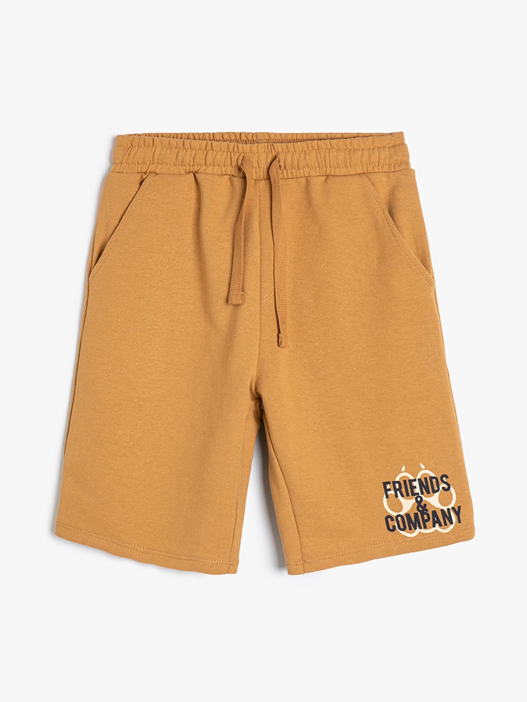 

Koton Boys Mid-Rise Shorts, Brown