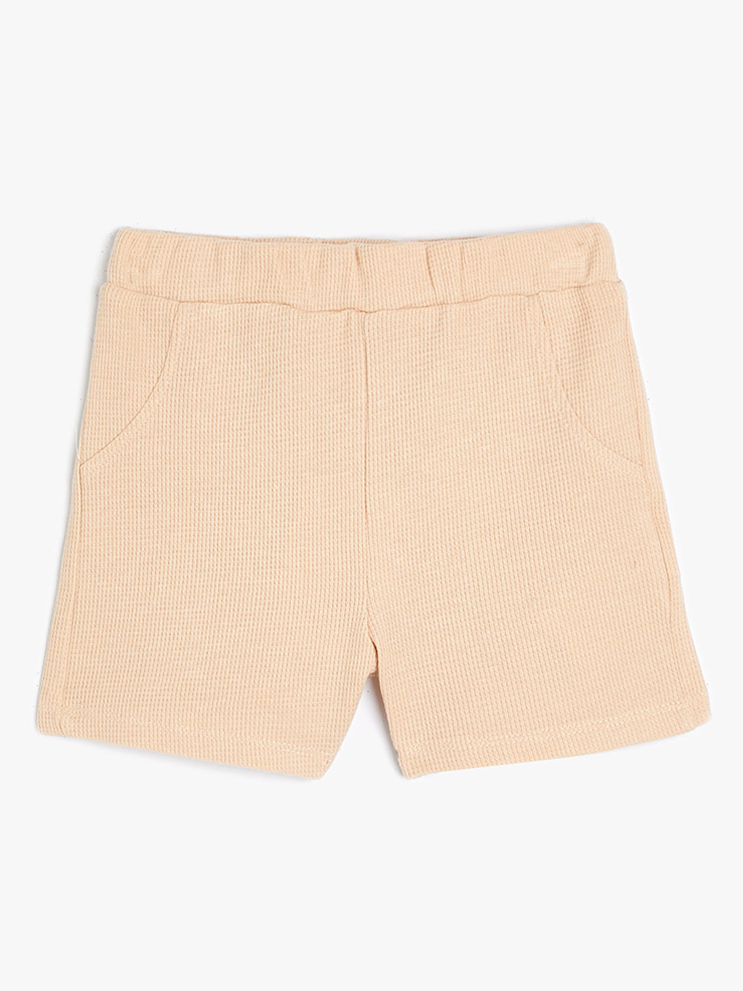 

Koton Boys Self Design Cotton Shorts, Peach