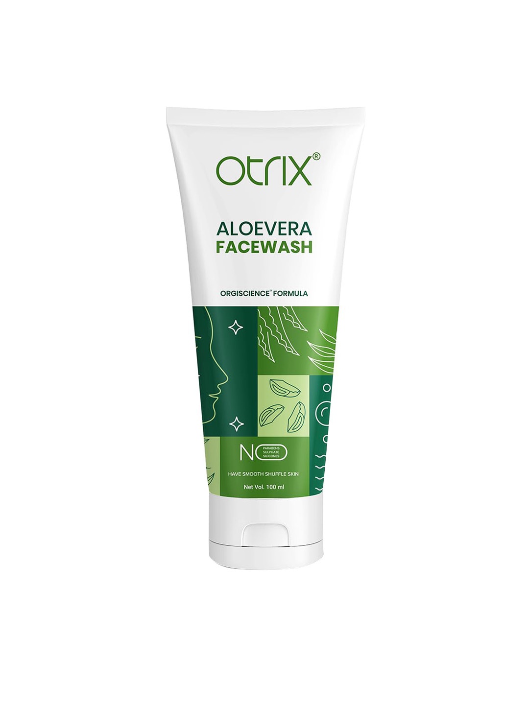 

Otrix Aloe Vera Face Wash For Glowing Skin - 100ml, White