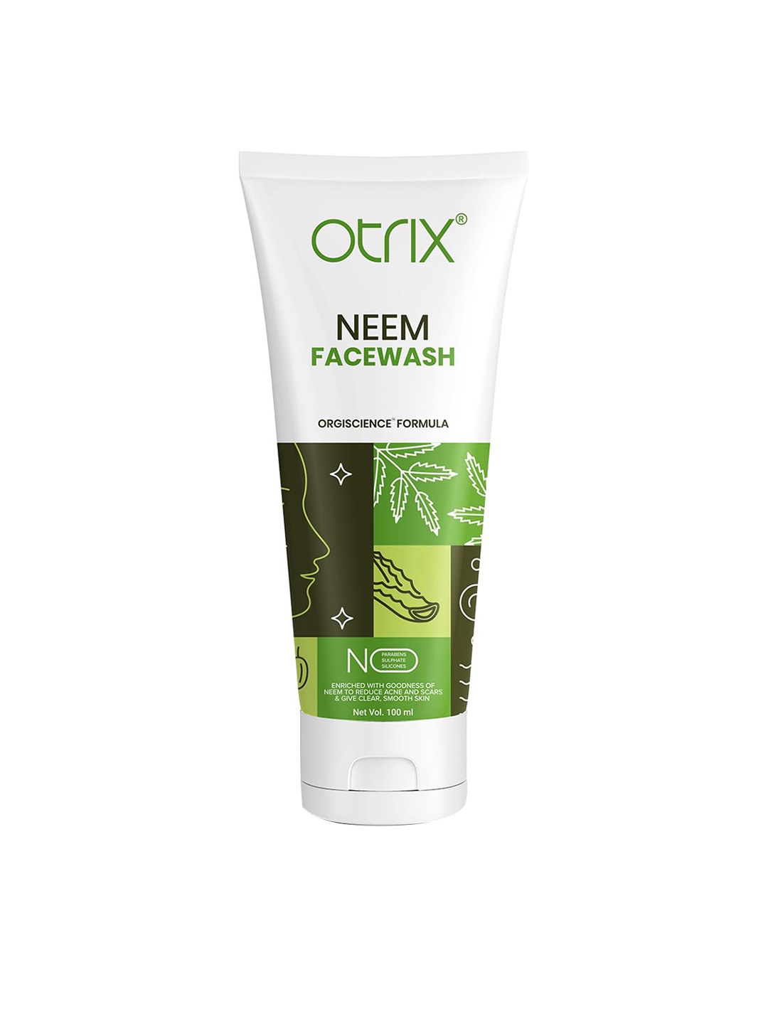 

Otrix Neem Face Wash For Acne Control - 100ml, White