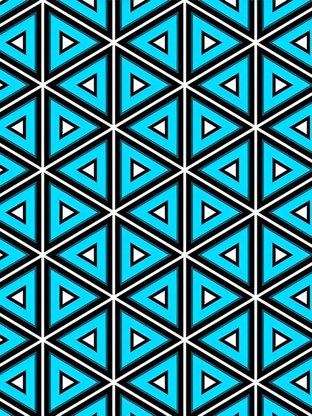 

Wallpics Blue & Black Geometric Printed Wallpaper Sticker