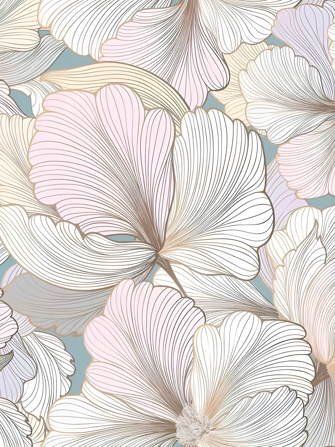 

Wallpics White & Pink Floral Printed Self Adhesive Wall Sticker