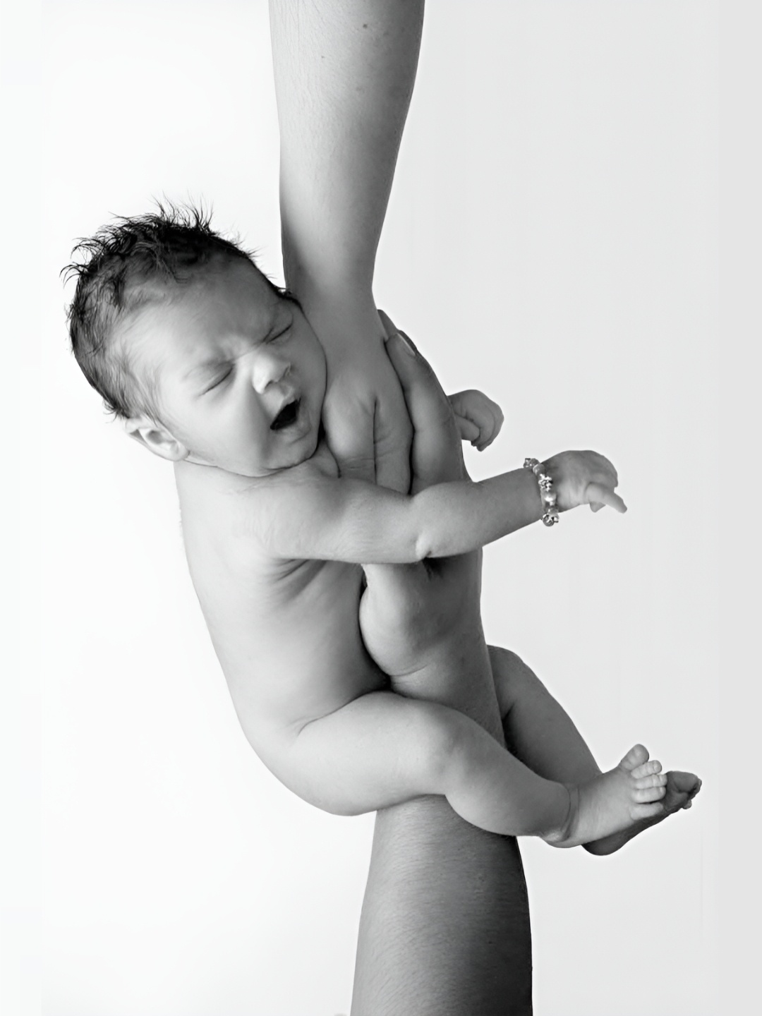 

Wallpics White Baby Printed Waterproof Self Adhesive Wallpaper