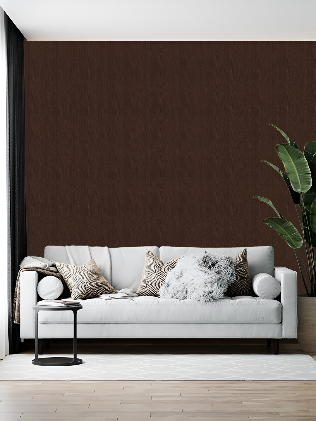 

Wallpics Brown Printed Wallpaper