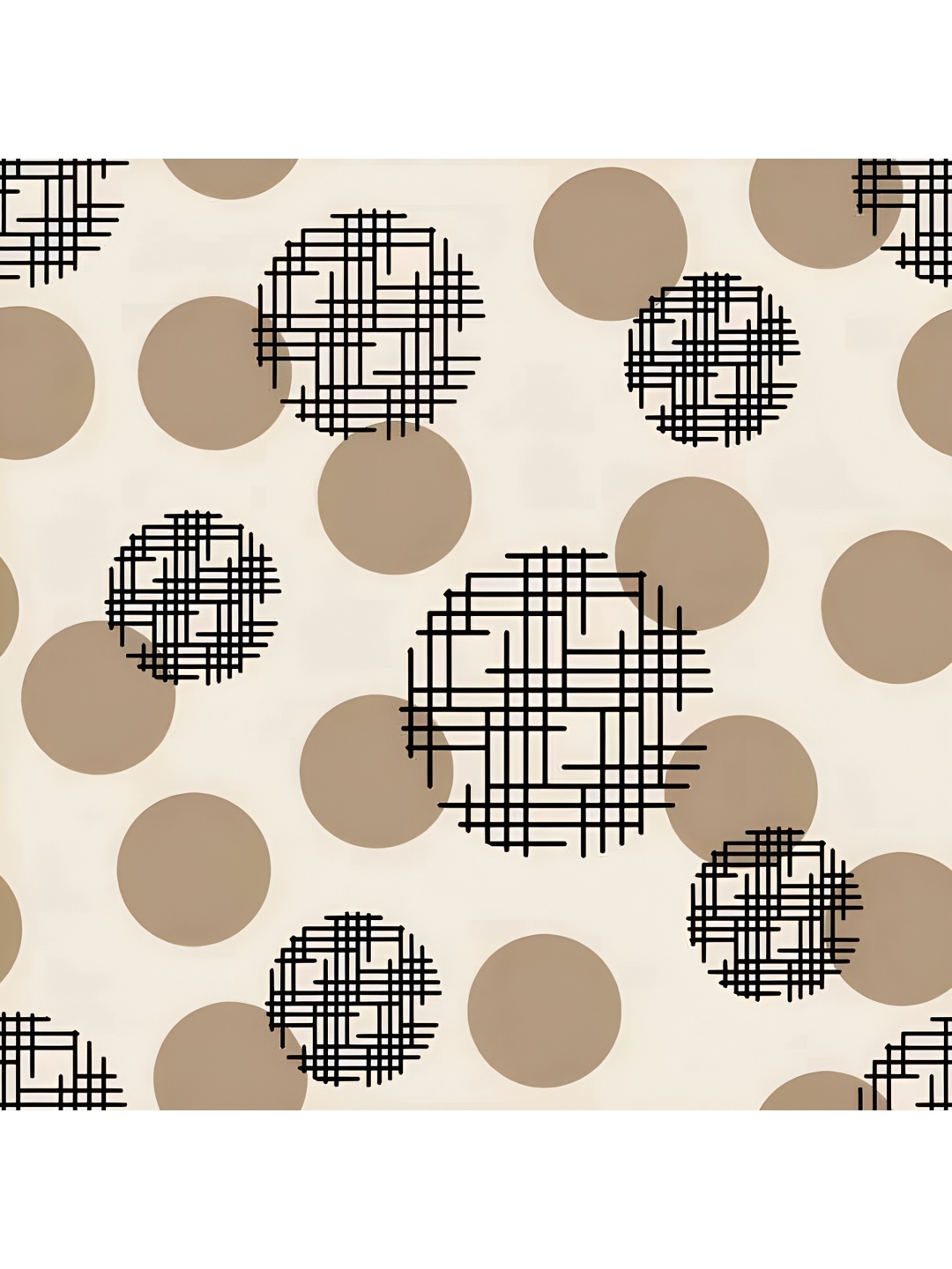 

Wallpics Beige Printed Self-Adhesive Wallpaper