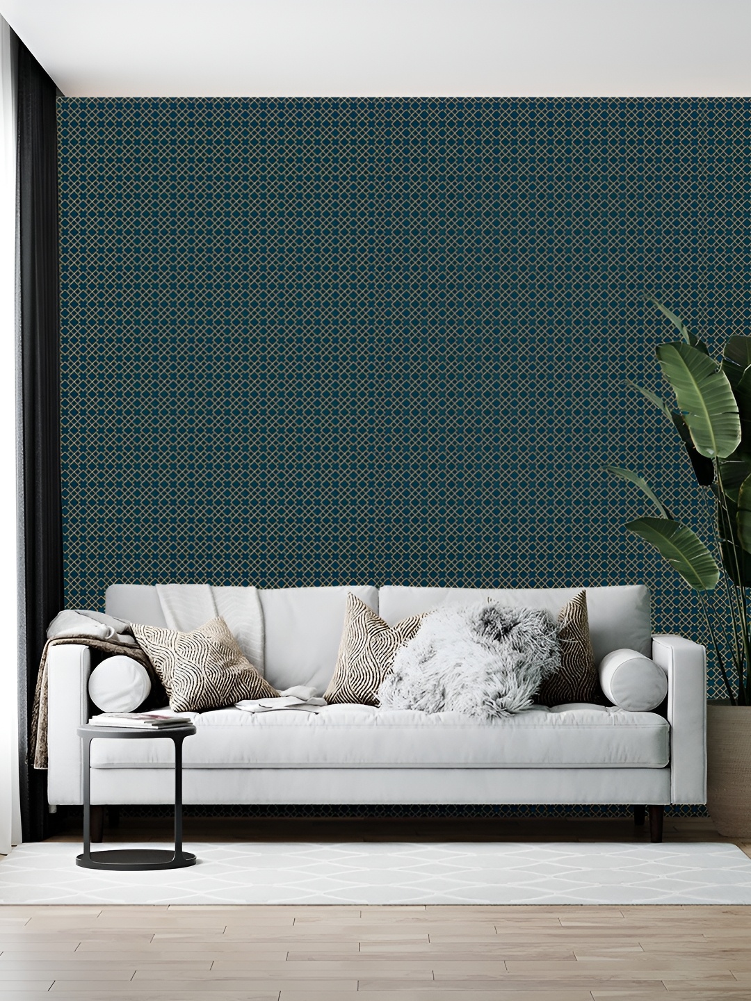 

Wallpics Green & Yellow Printed Self Adhesive Wall Stickers