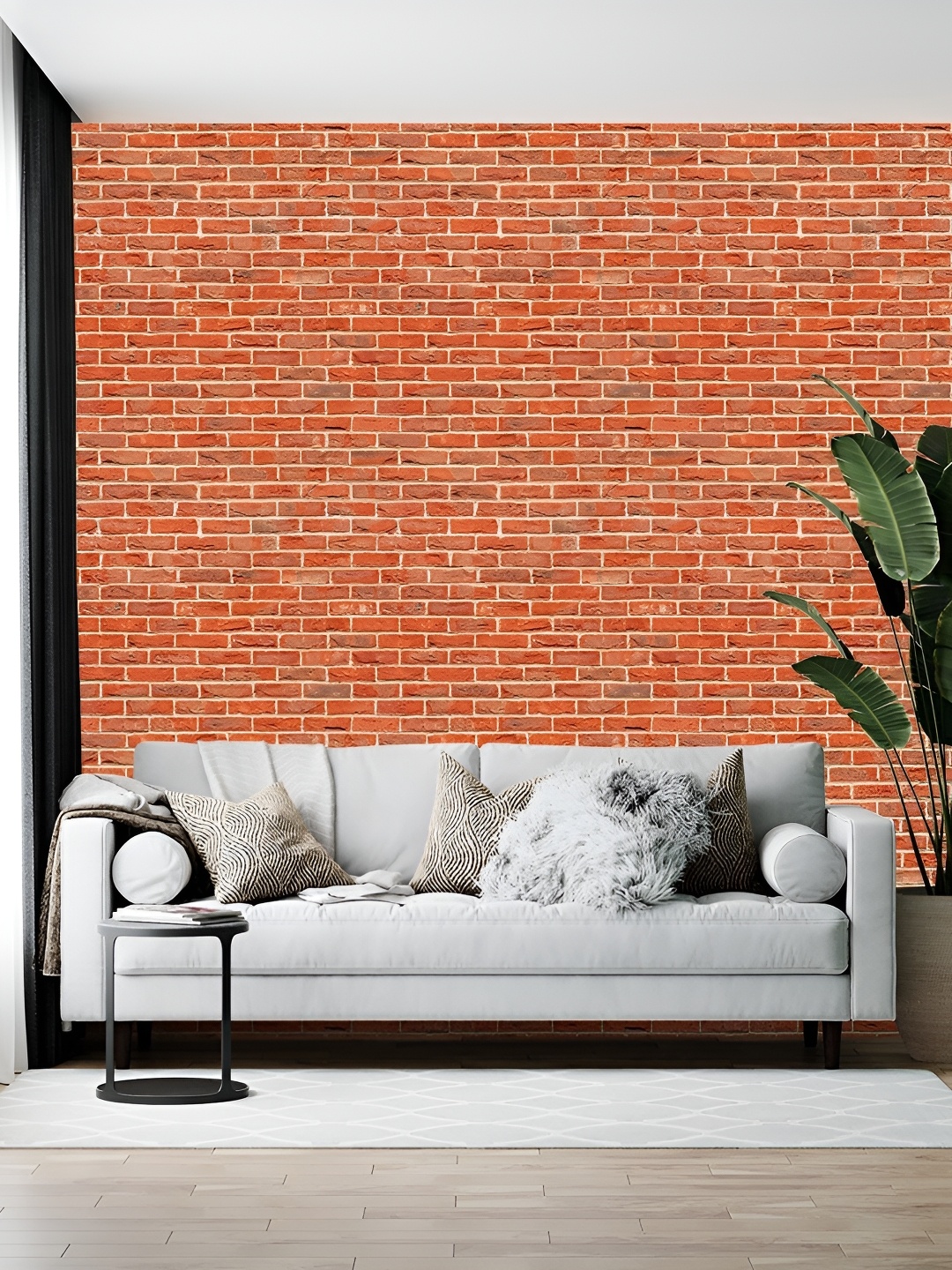 

Wallpics Rust Geometric Printed Self-Adhesive Wallpaper