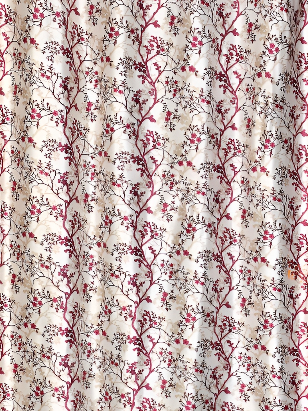 

Galaxy Home Decor Pink 2 Pieces Floral Room Darkening Window Curtain