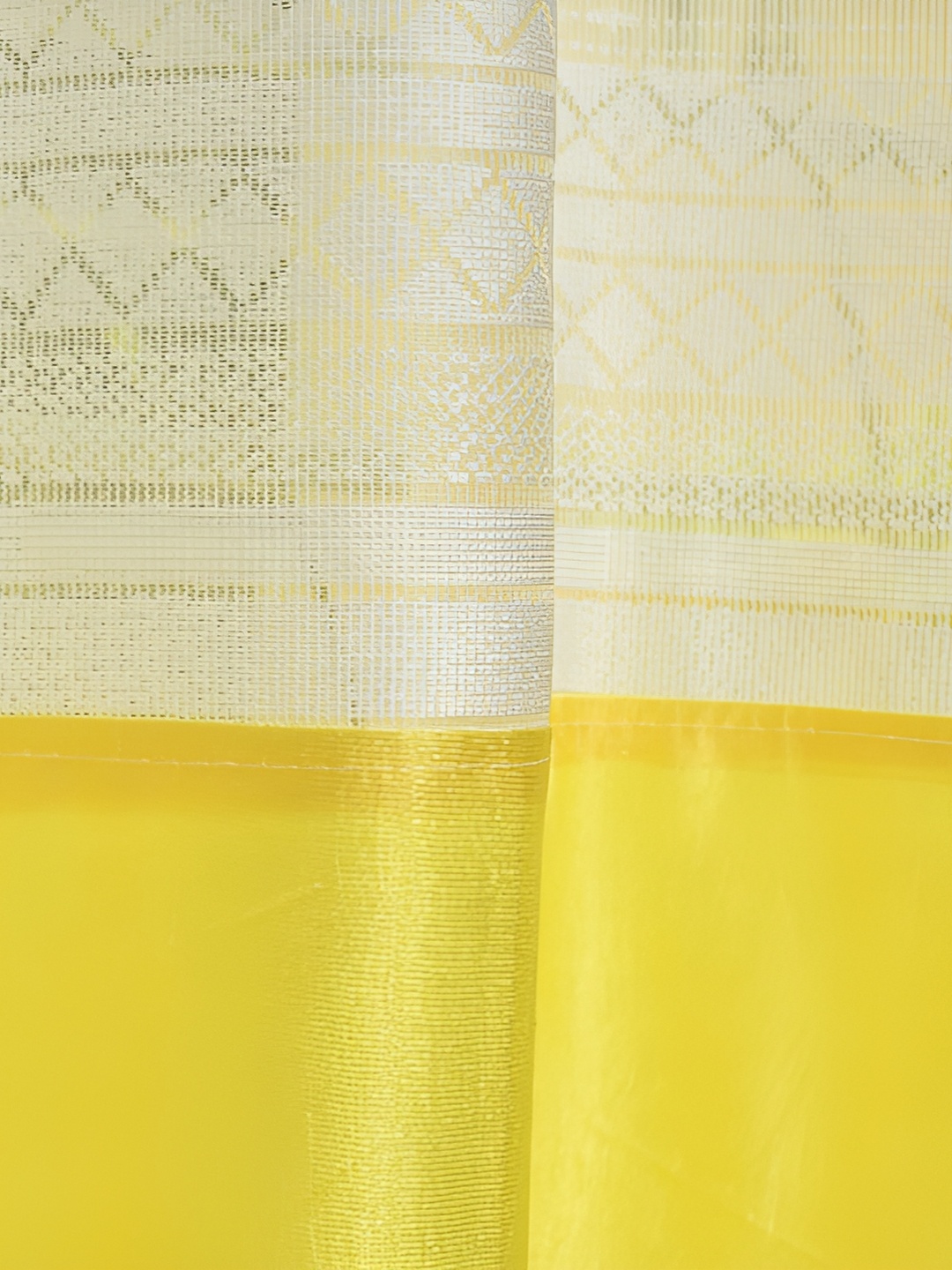 

Galaxy Home Decor Yellow 2 Pieces Floral Room Darkening Window Curtain