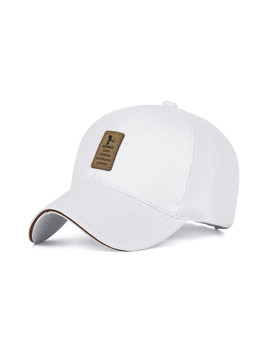 

Alexvyan Men Pure Cotton UV Protection Baseball Cap, White