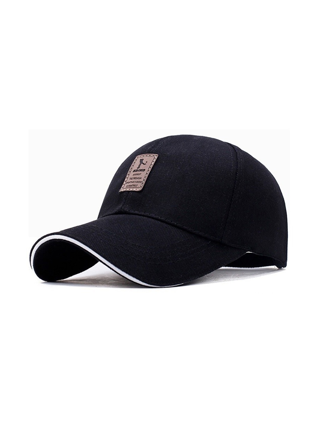 

Alexvyan Men Pure Cotton UV Protection Baseball Cap, Black