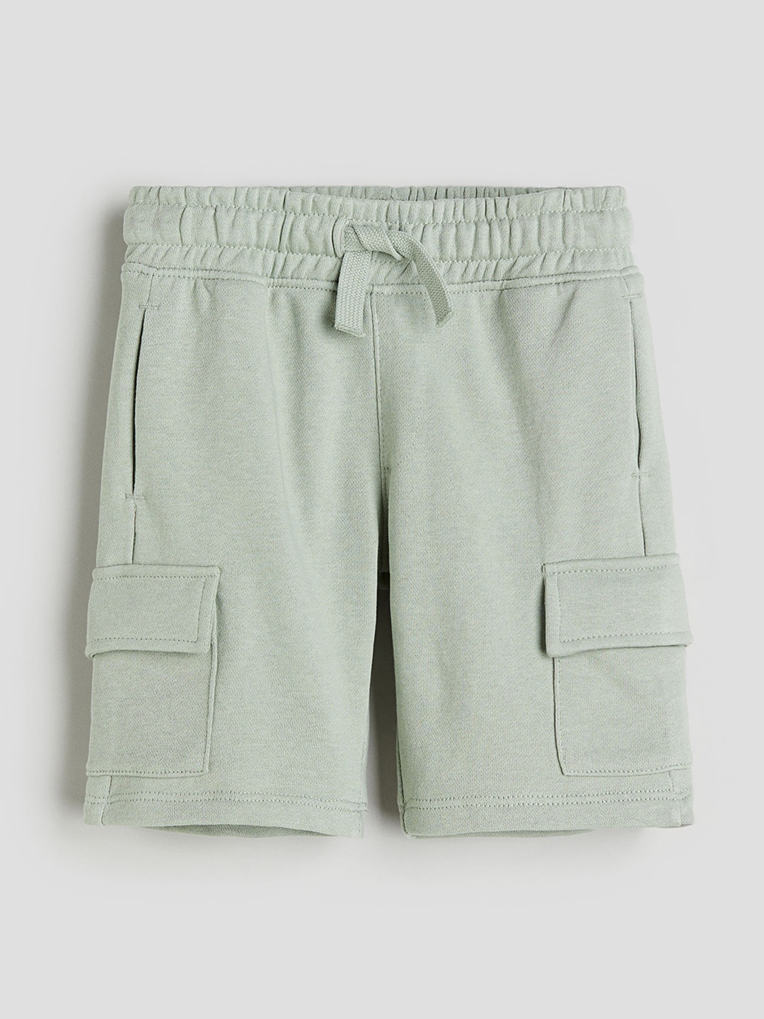 

H&M Boys Cargo Sweatshirt Shorts, Green