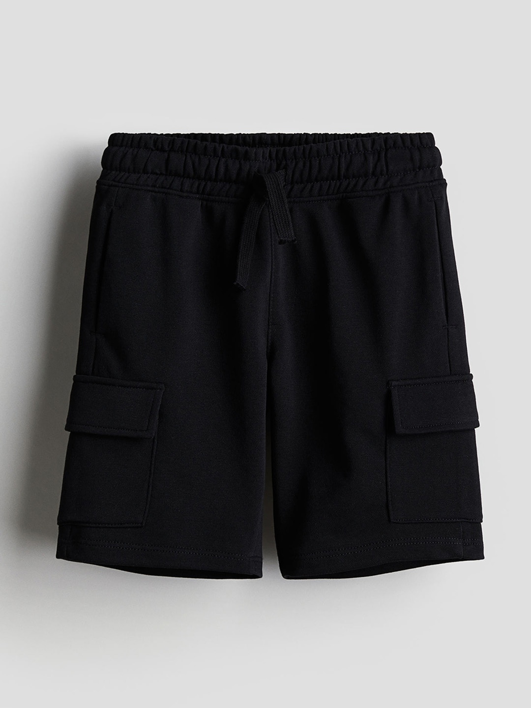 

H&M Boys Cargo Sweatshirt Shorts, Black