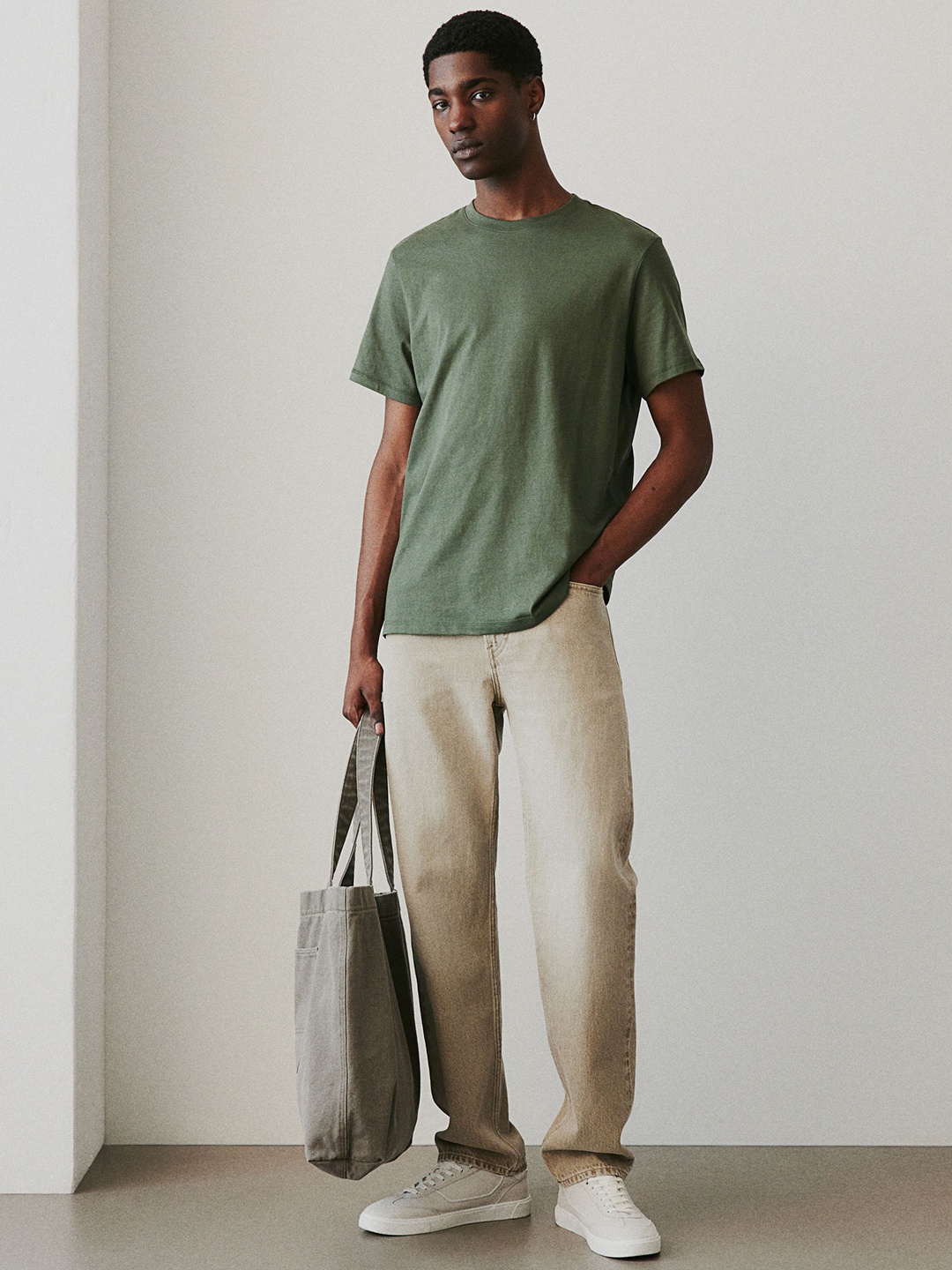 

H&M COOLMAX Regular Fit T-shirt, Green