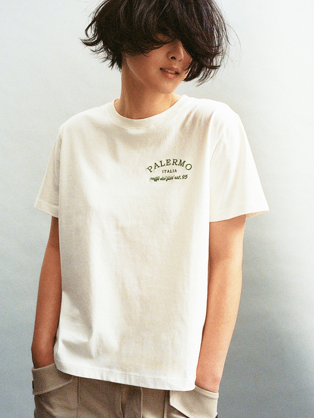 

H&M Printed T-shirt, White
