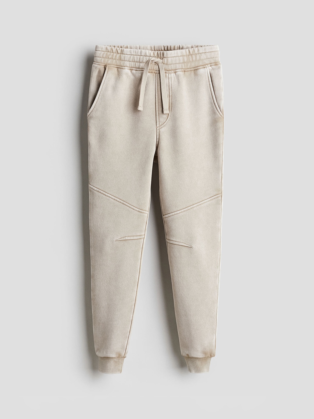 

H&M Boys Washed Sweatshirt Joggers, Beige