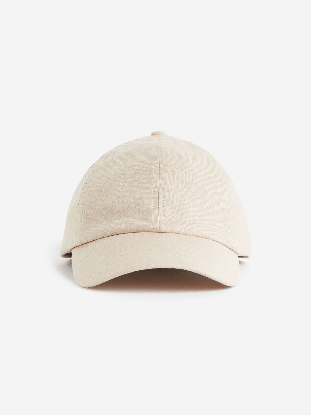 

H&M Women Linen Cap, Beige