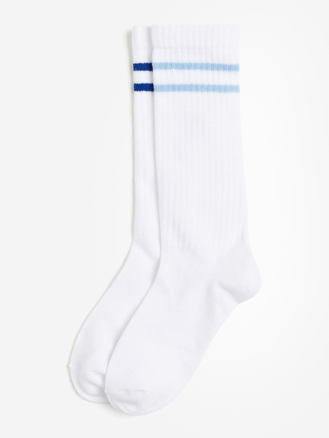 

H&M Boys 2-Pack DryMove Sports Socks, White