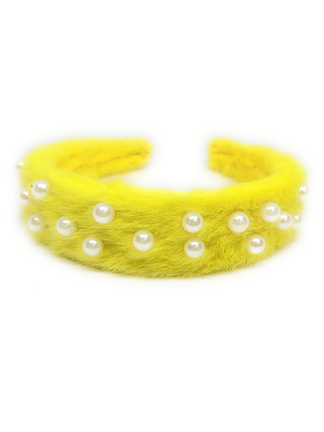 

BAESD Girls Beaded Hairband, Yellow
