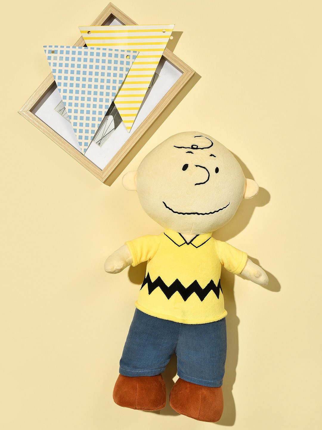 

MiArcus Kids Peanuts Charlie Soft Toy, Yellow