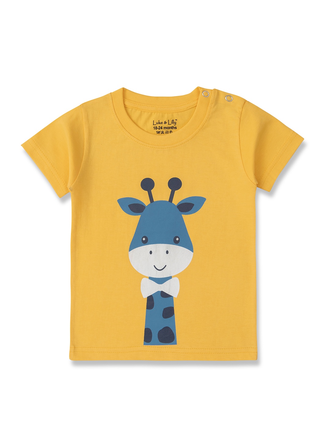 

Luke & Lilly Infant Boys Graphic Printed Pure Cotton T-Shirt, Orange
