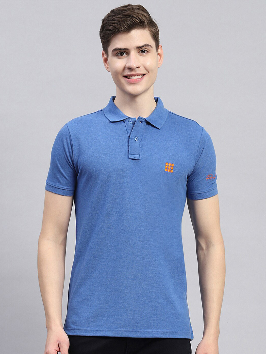 

rock.it Polo Collar T-shirt, Blue