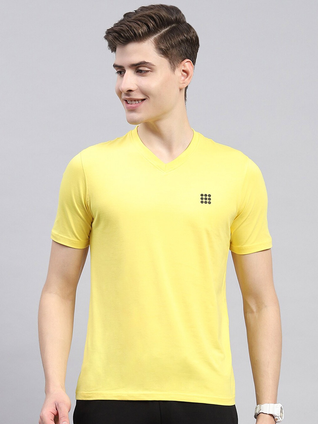 

rock.it V-Neck Slim Fit T-shirt, Yellow