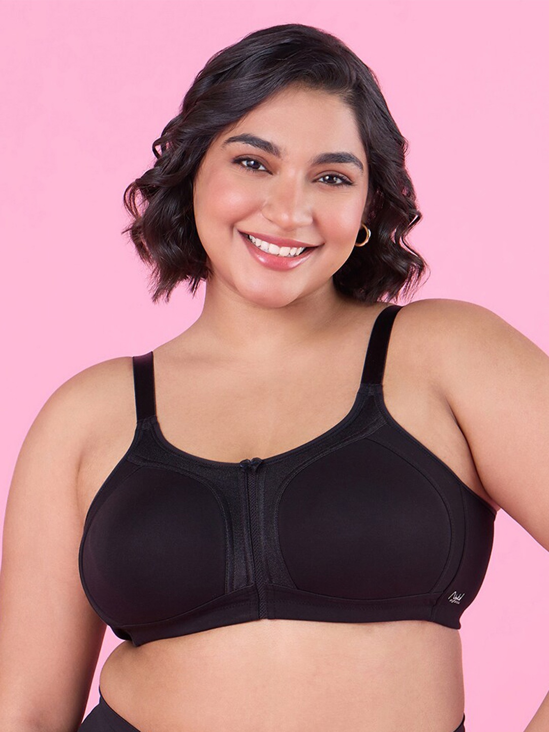 

Nykd Plus Size Full Coverage Everyday Bra With All Day Comfort, Black