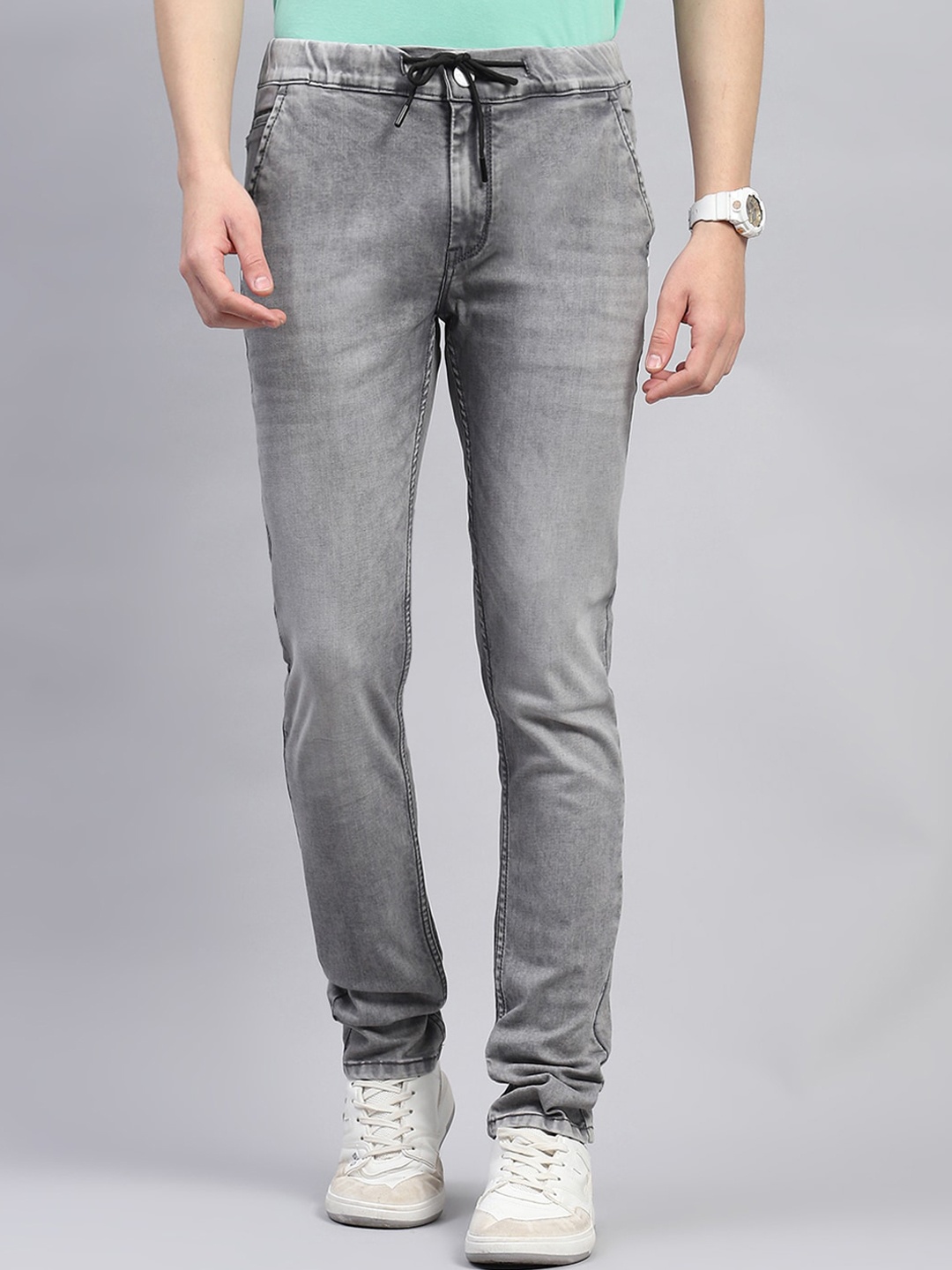 

Monte Carlo Men Heavy Fade Jeans, Grey