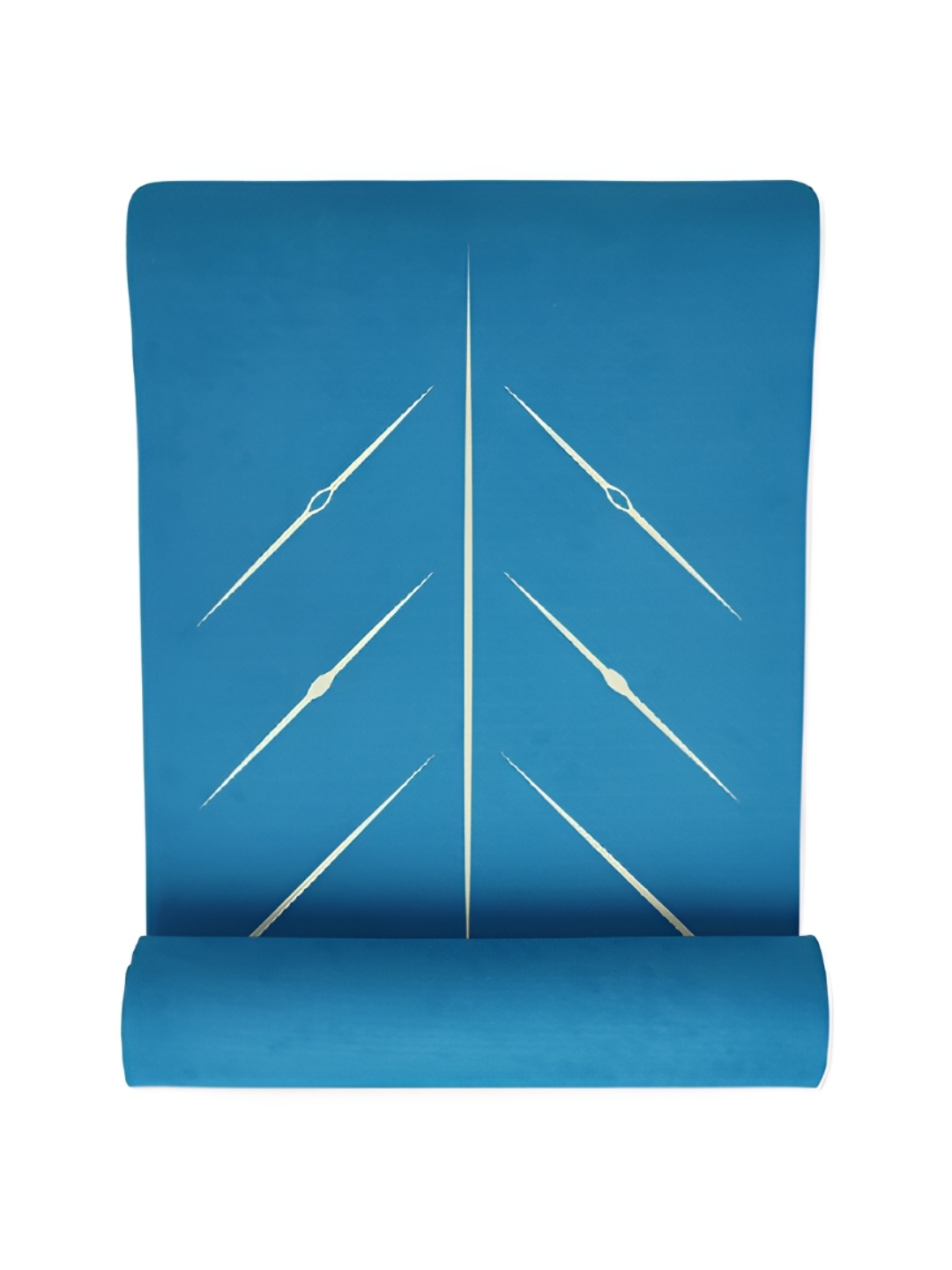 

TEGO Rectangular Anti-Skid Yoga Mat, Blue