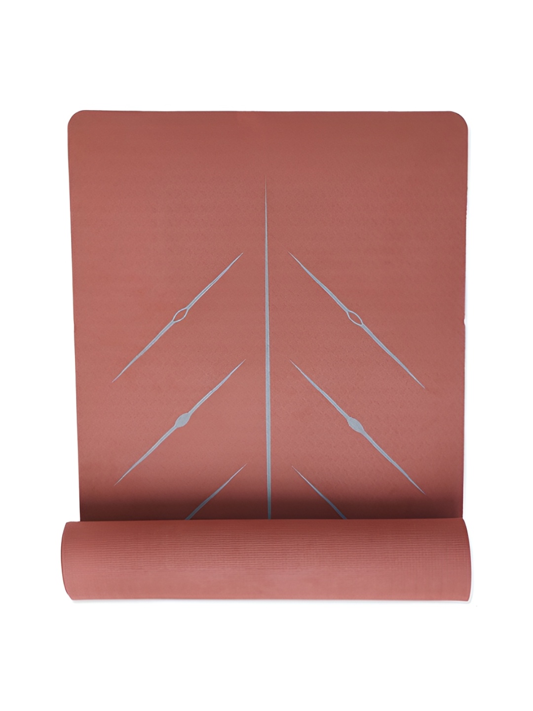 

TEGO Maroon Rectangular Anti-Skid Yoga Mat