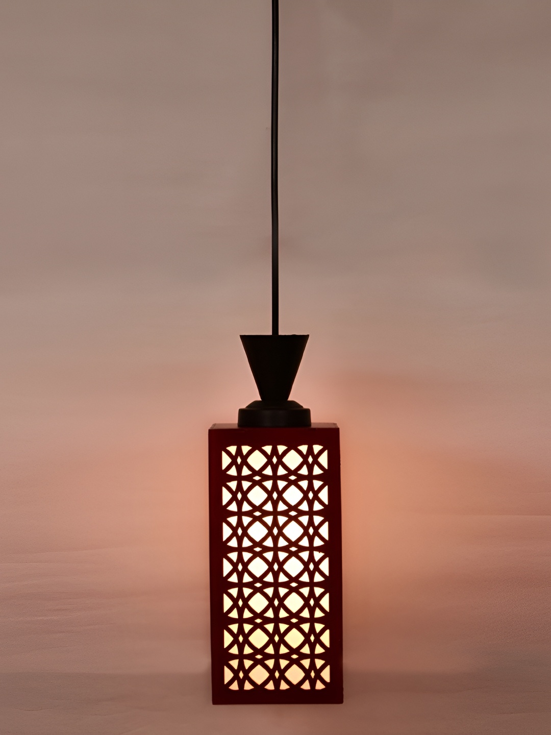 

Afast Red Textured Traditional Ceiling Lamp