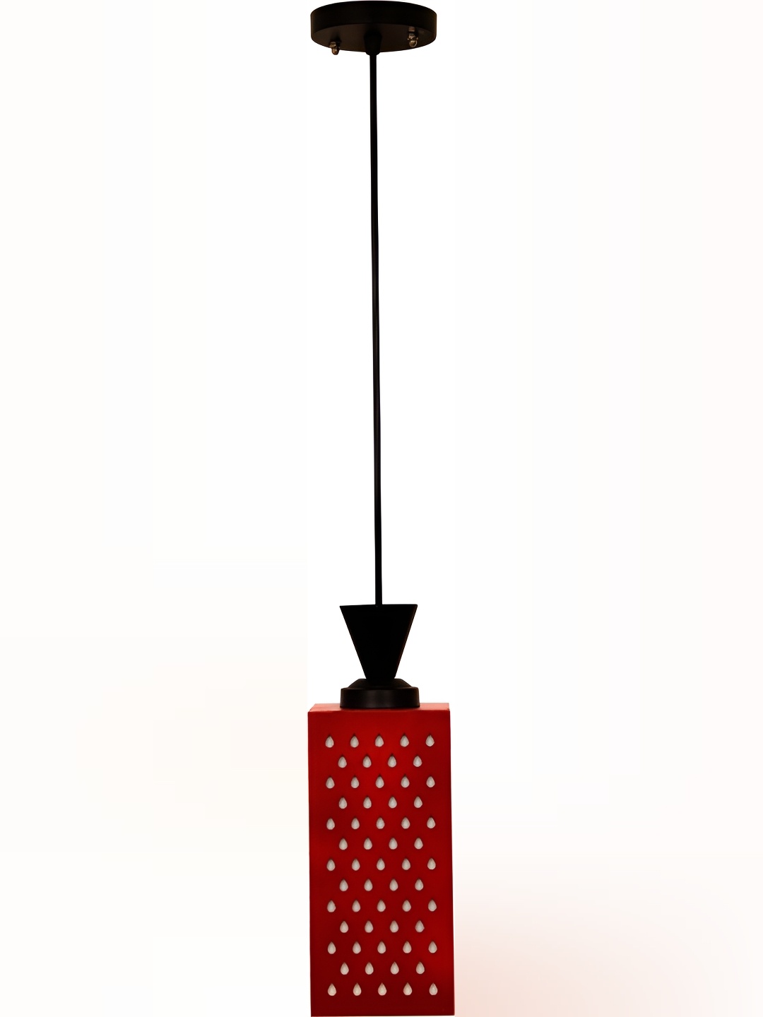 

Afast Red Wooden Traditional Ceiling Lamp