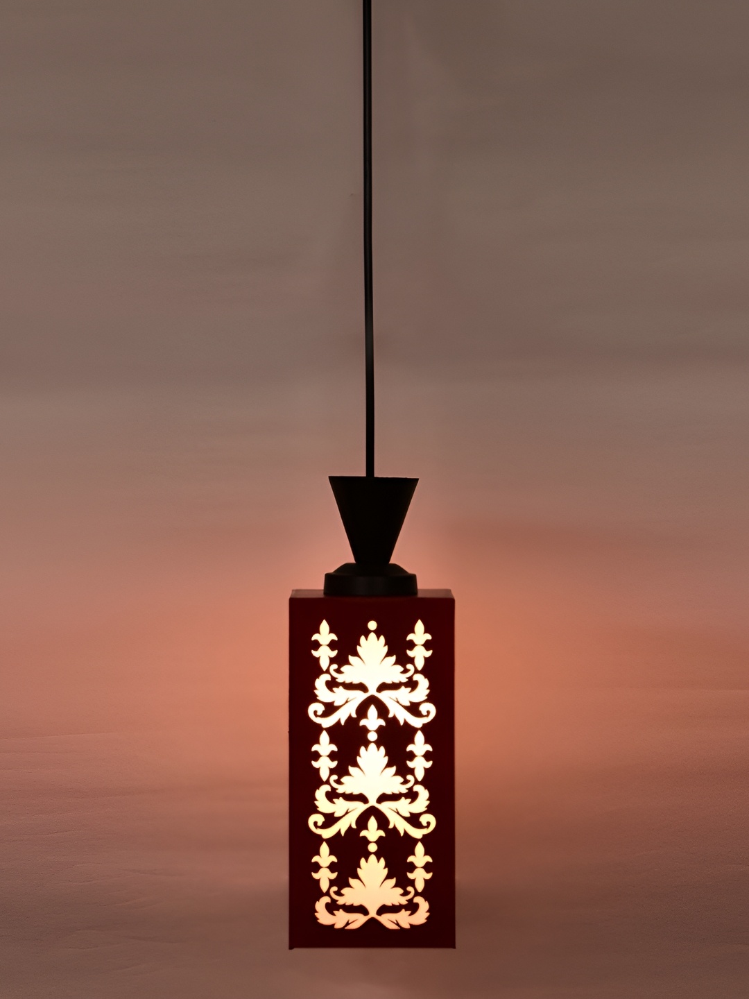 

Afast Red & White Textured Contemporary Ceiling Lamp