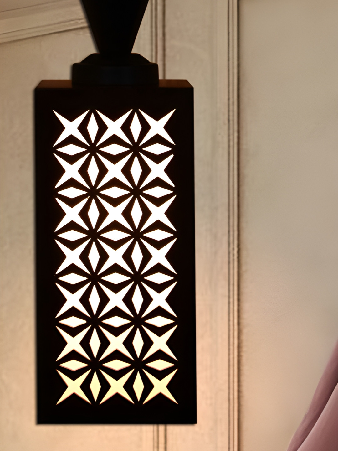 

Afast Brown & White Textured Contemporary Ceiling Lamp