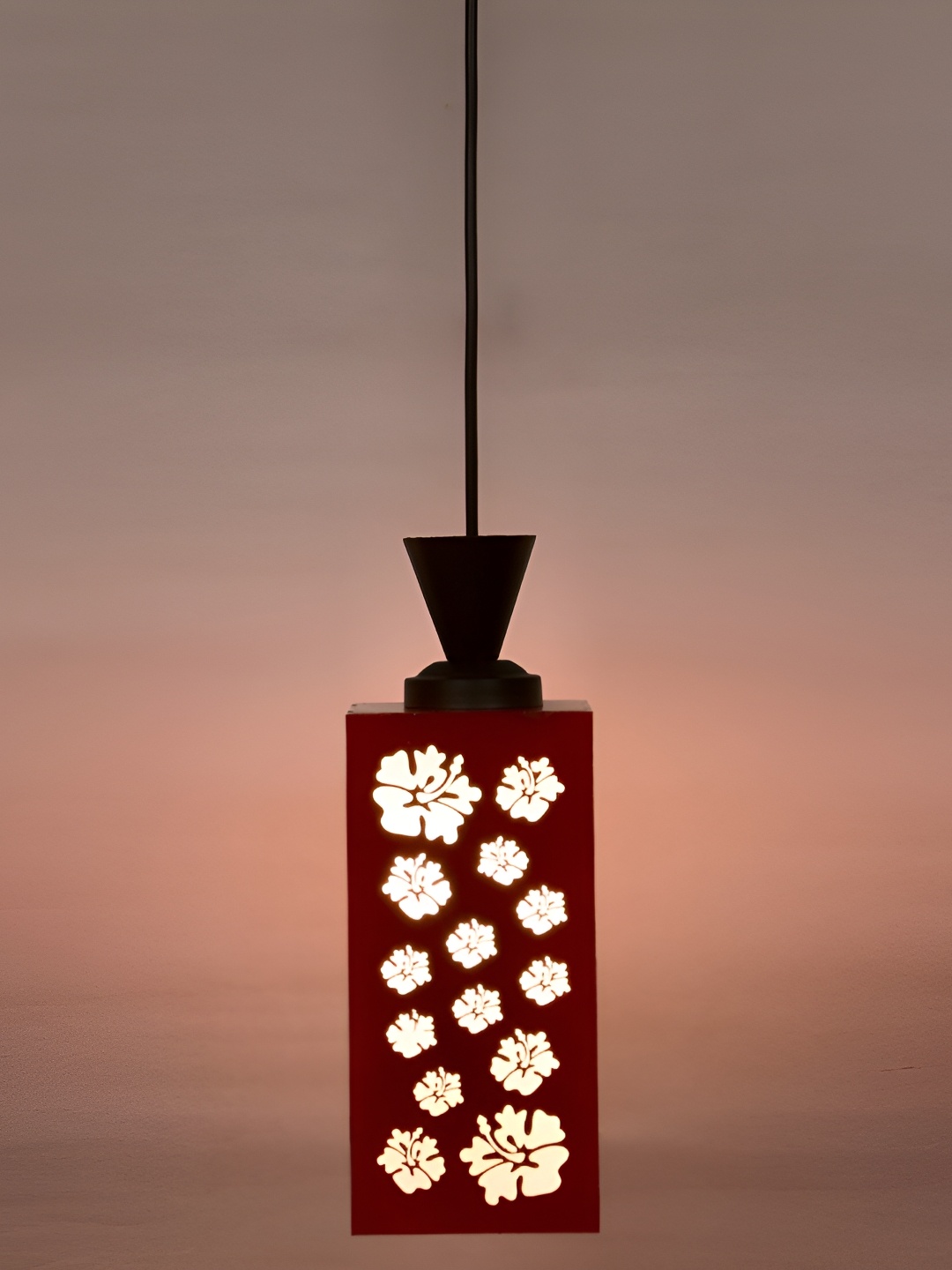 

Afast Red & White Textured Wooden Contemporary Ceiling Lamp