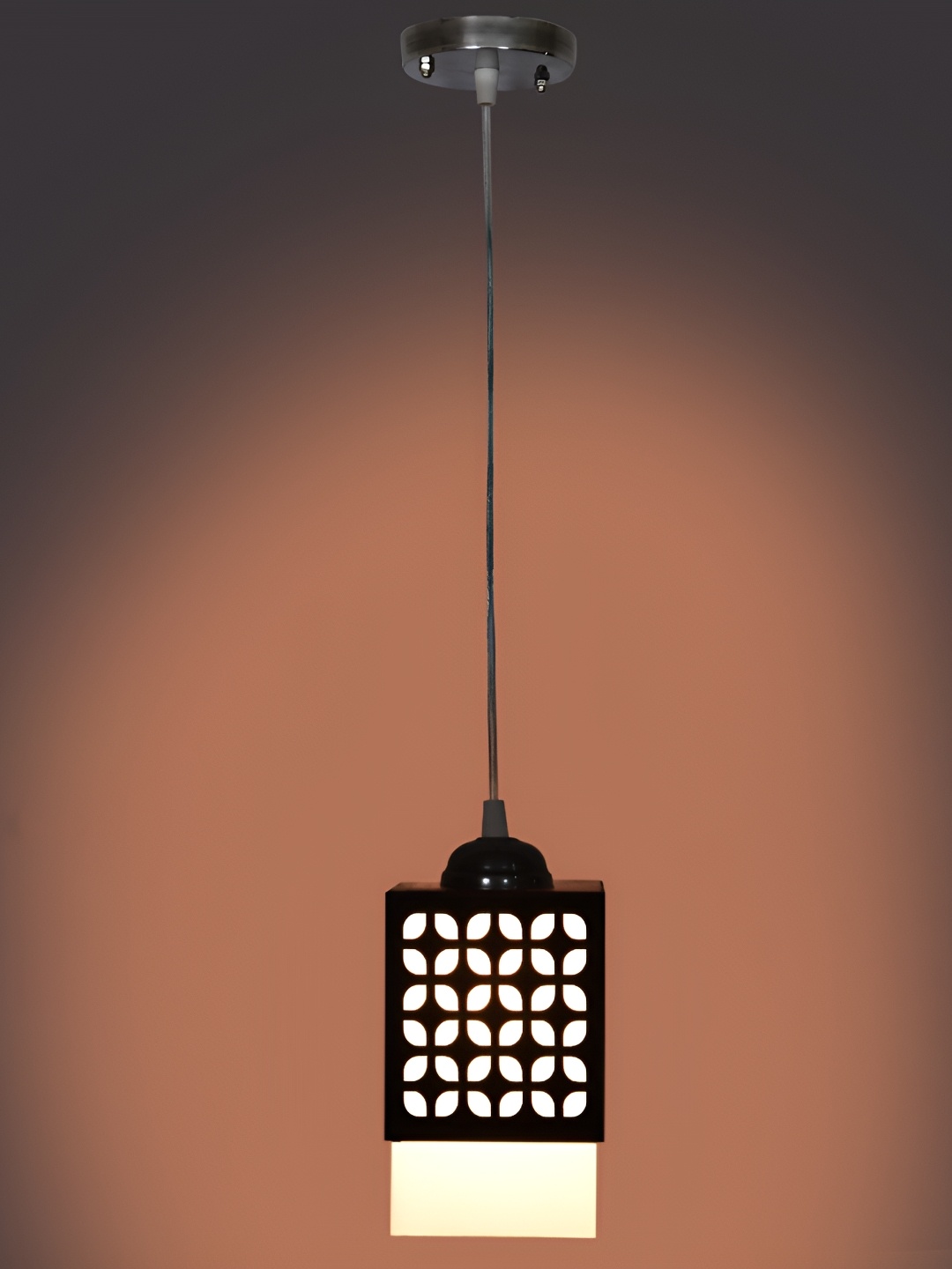 

Afast Brown & White Textured Wooden Contemporary Ceiling Lamp