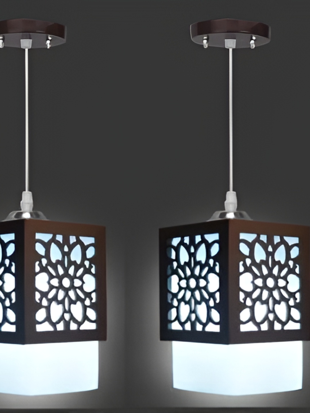 

Afast Black 2 Pcs Textured Traditional Ceiling Lamp