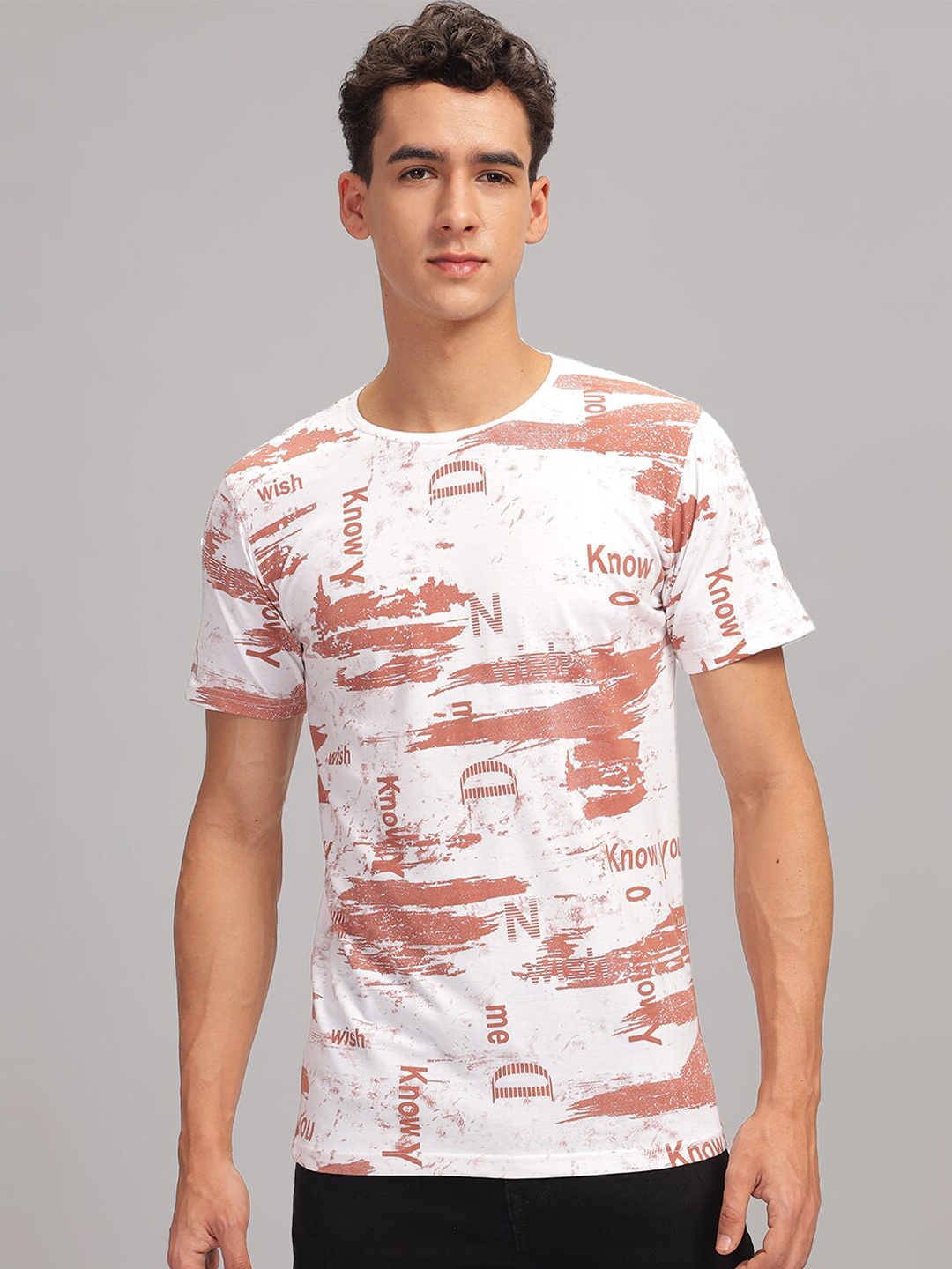 

Parcel Yard Typography Printed Cotton T-shirt, White