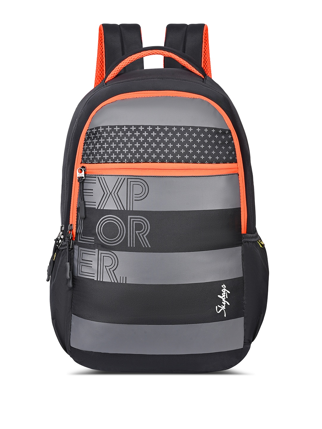 

Skybags Unisex TECKIE PRO Typography Print Laptop Backpack, Grey