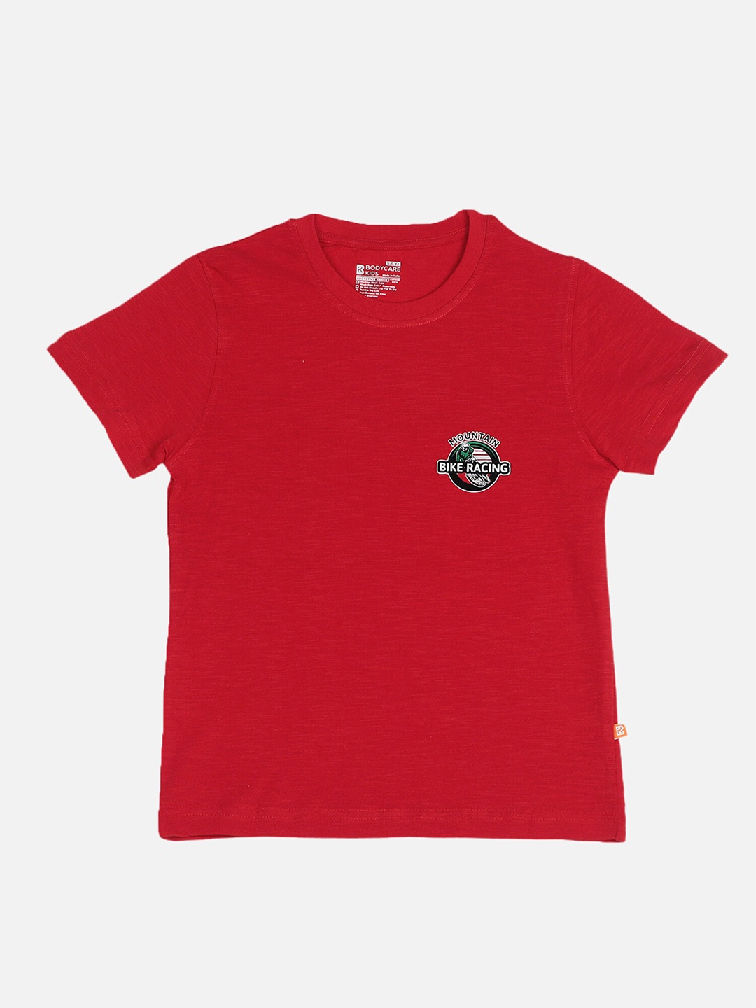 

Bodycare Boys Round Neck Cotton T-shirt, Red