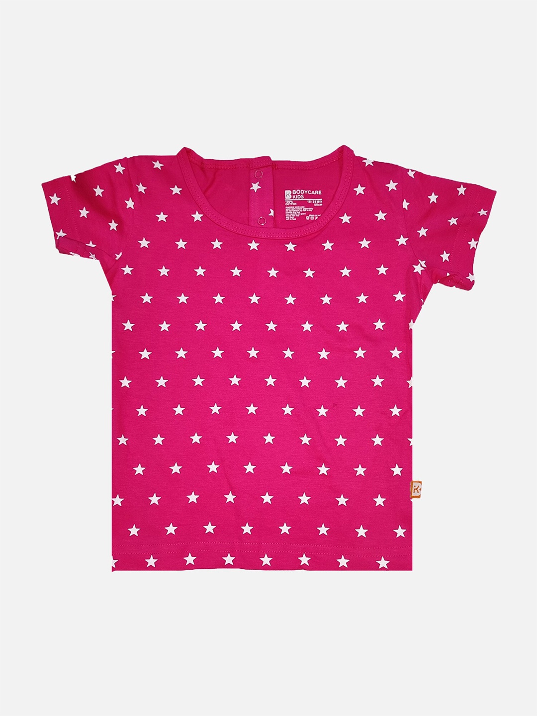 

Bodycare Girls Conversational Printed Cotton T-shirt, Fuchsia