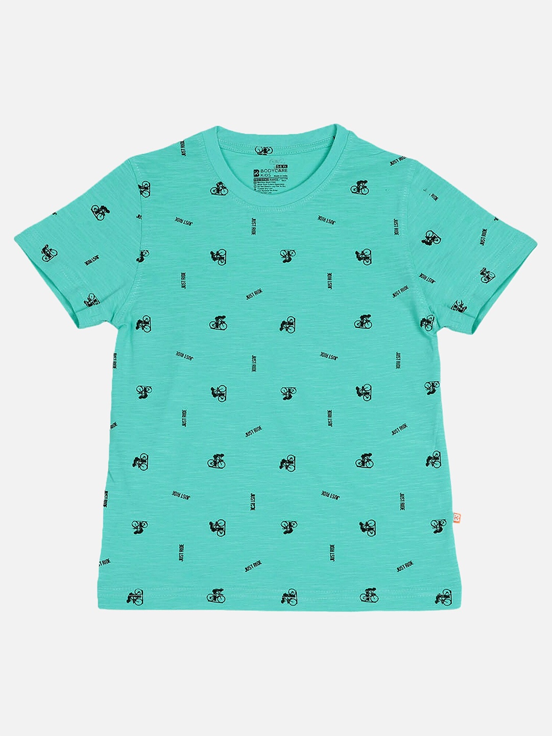 

Bodycare Boys Printed Cotton T-shirt, Sea green