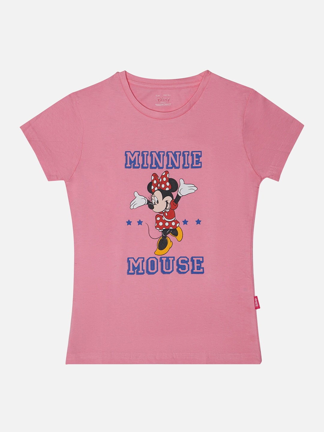 

Bodycare Girls Minnie & Friends Printed Cotton T-shirt, Pink