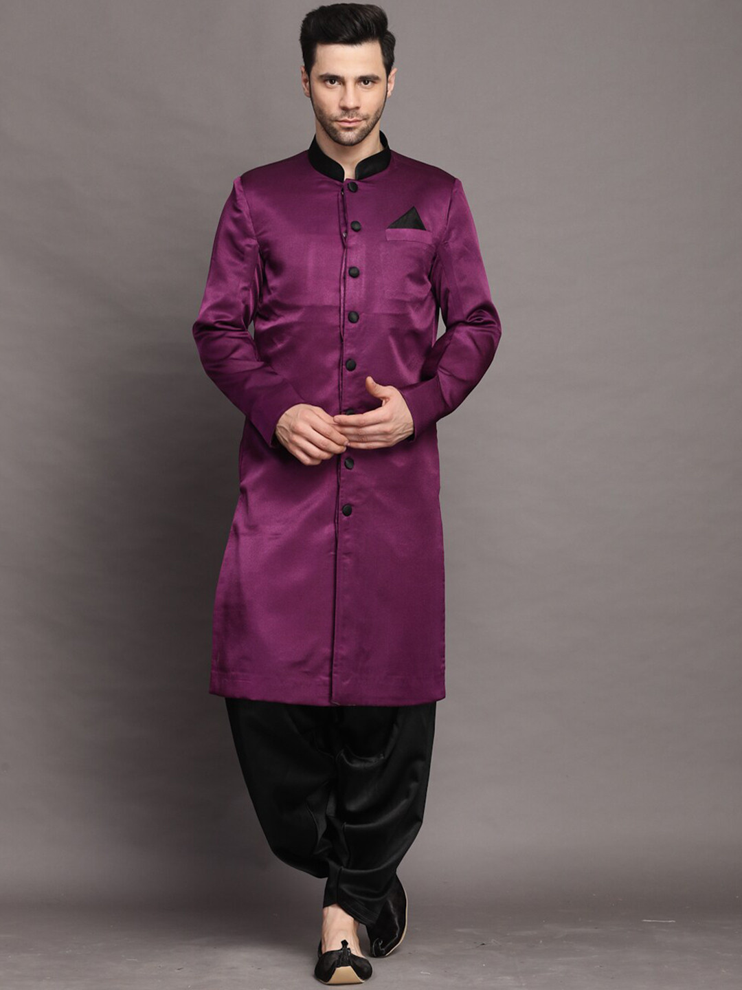 

Utsav Fashion Long Sleeves Kurta with Salwar, Purple