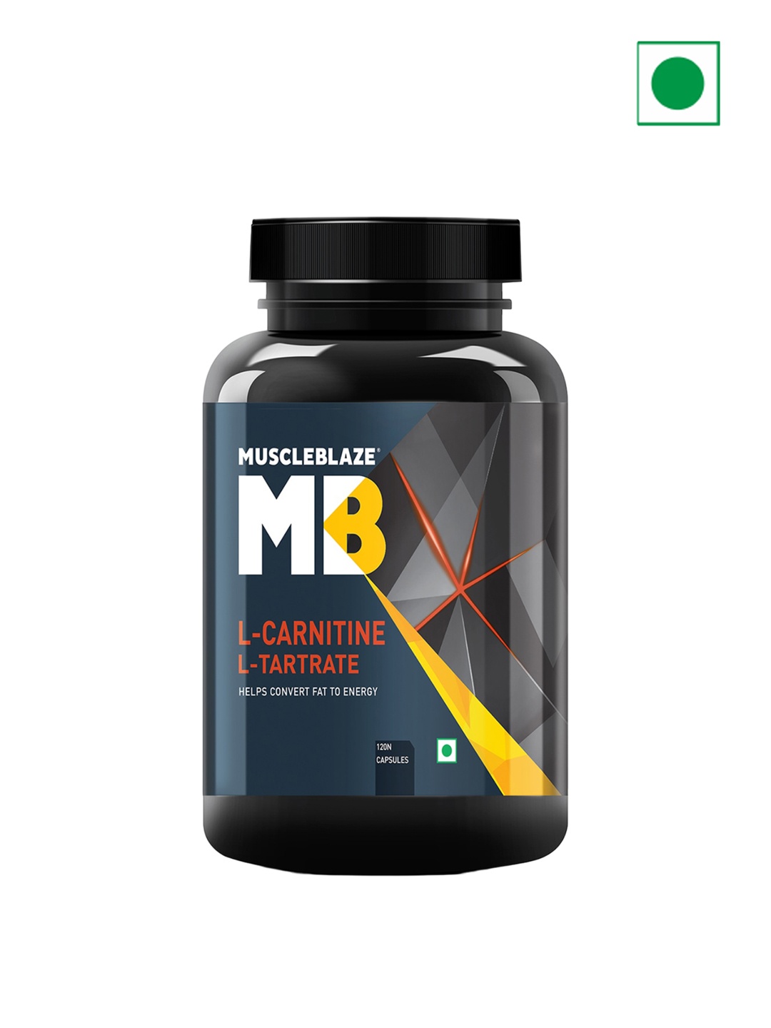 

MuscleBlaze L-Carnitine L-Tartrate Tablets - 120 Capsules, White